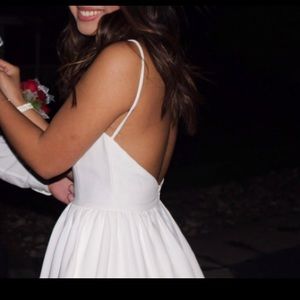 White Semi Formal Dress